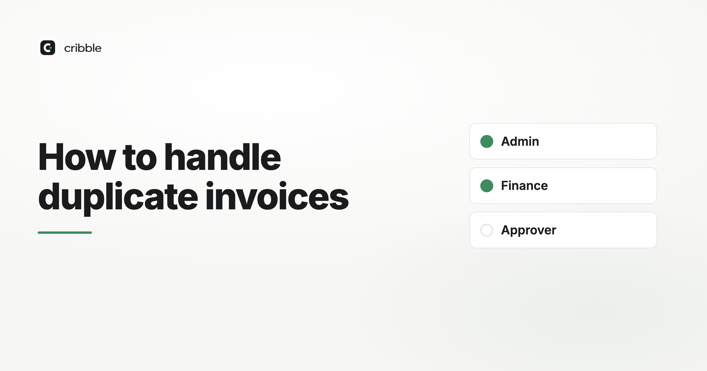 How to handle duplicate invoices
