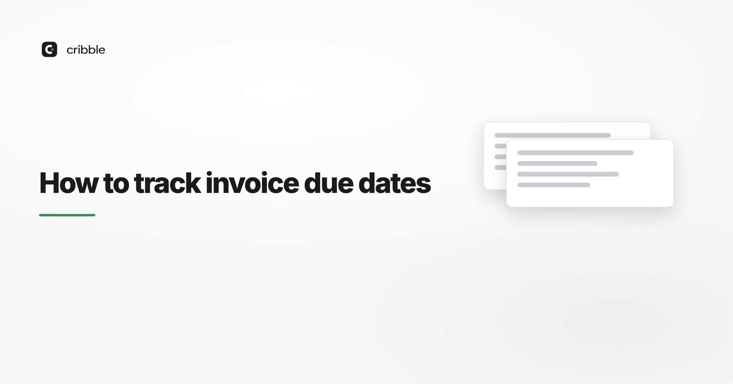 How to track invoice due dates