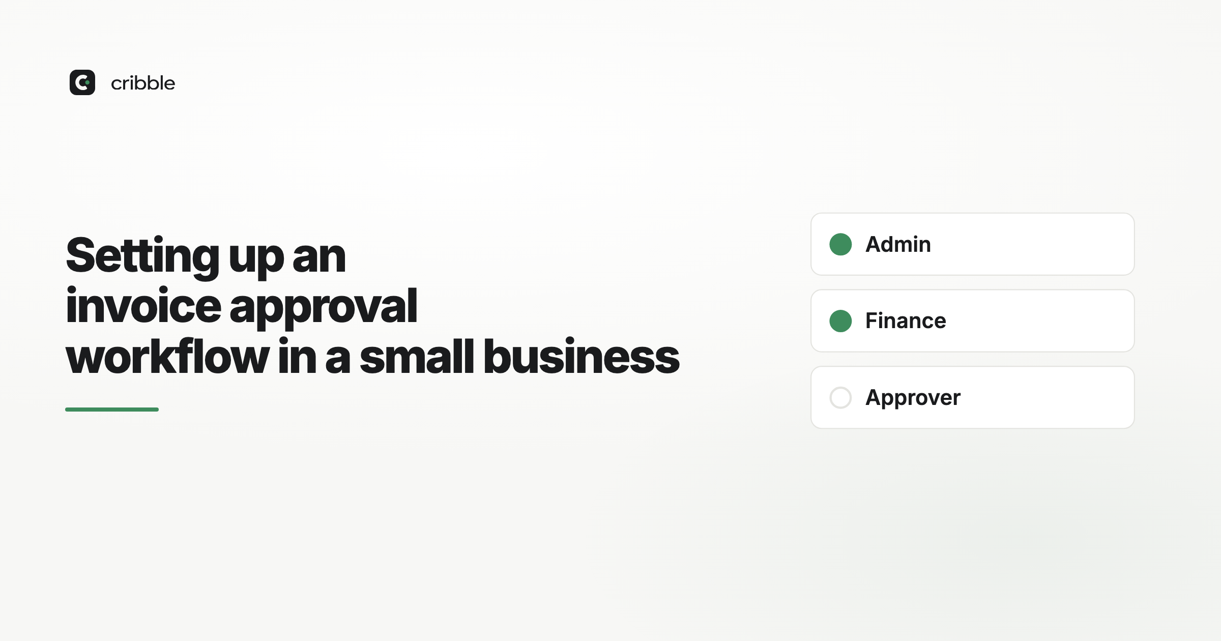 Setting up an invoice approval workflow in a small business