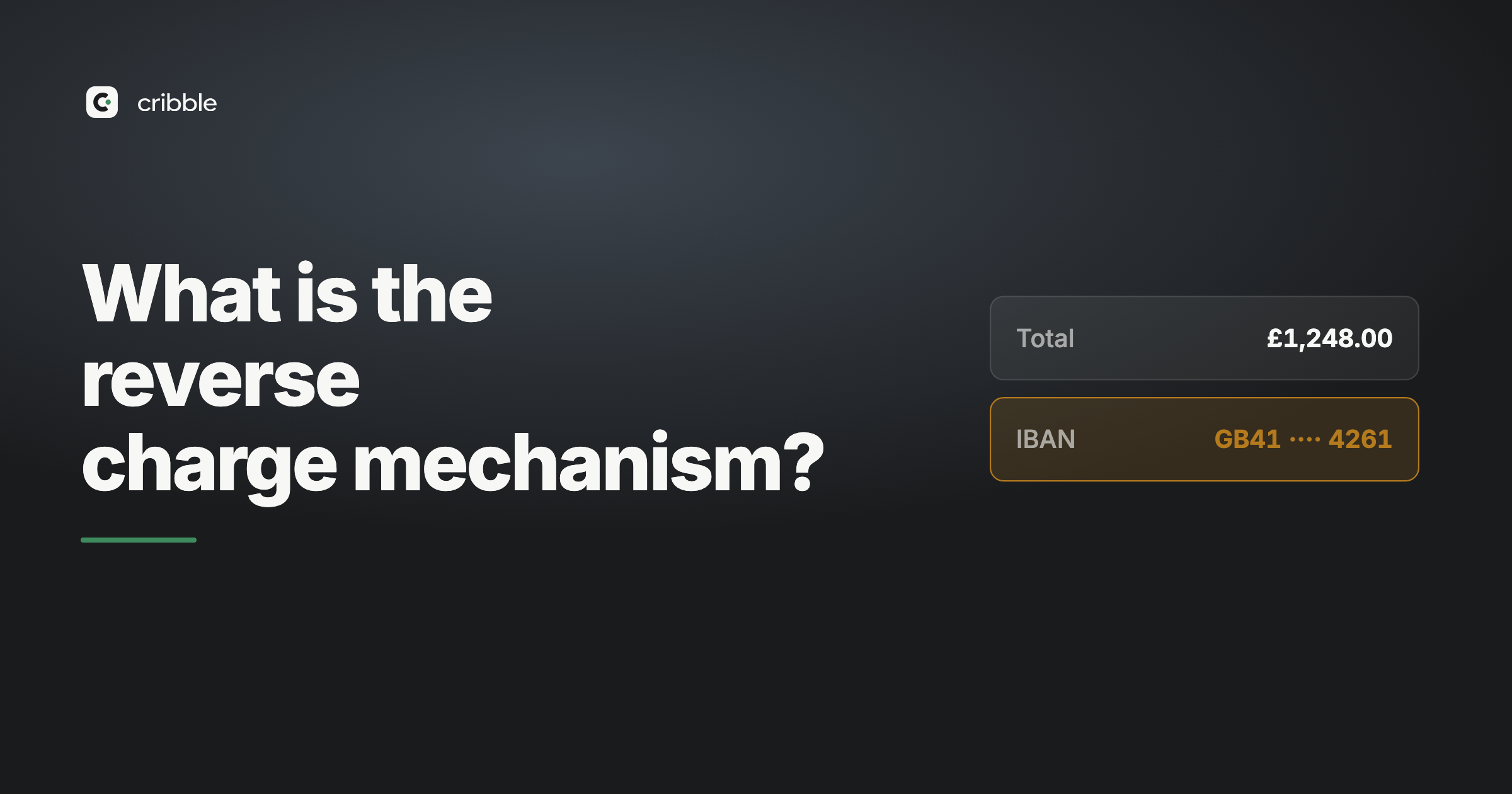 What is the reverse charge mechanism?