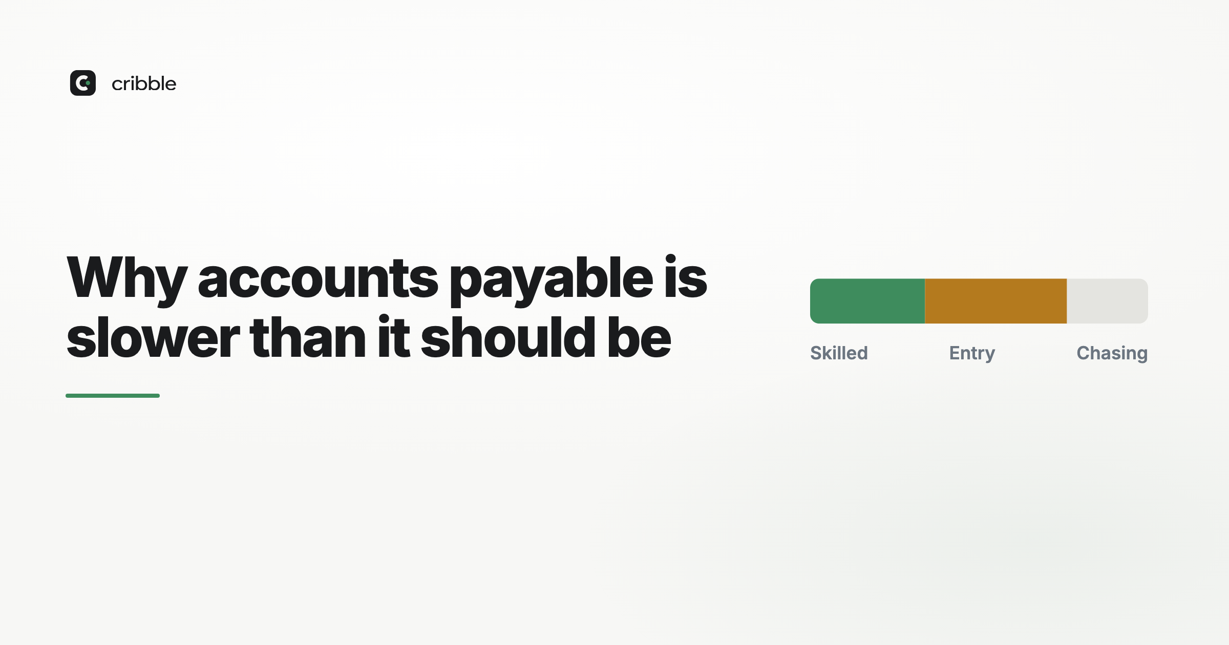 Why accounts payable is slower than it should be