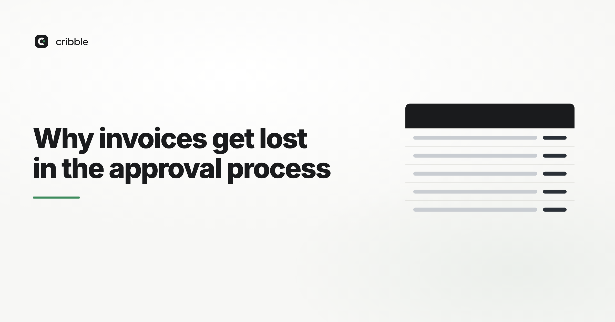 Why invoices get lost in the approval process